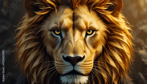 Obraz portrait of a lion