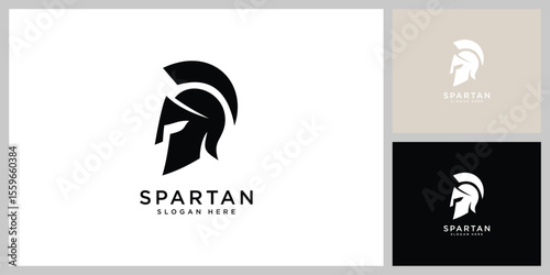 spartan vector design helmet and head