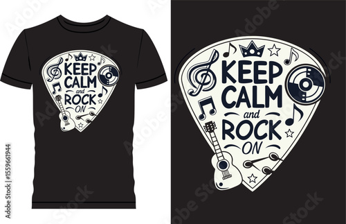 Music t shirt design concept