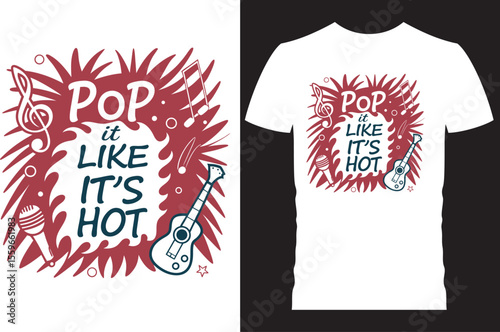 Music t shirt design concept