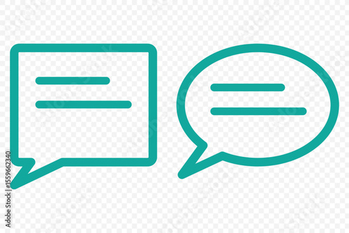 Comment Icons Vector . comments vector flat icon .  message talk bubble, communication, Conversation, icons .