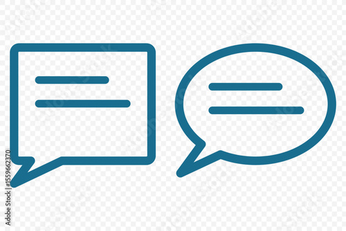 Comment Icons Vector . comments vector flat icon .  message talk bubble, communication, Conversation, icons .