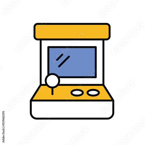 Arcade Game Icon vector stock illustration
