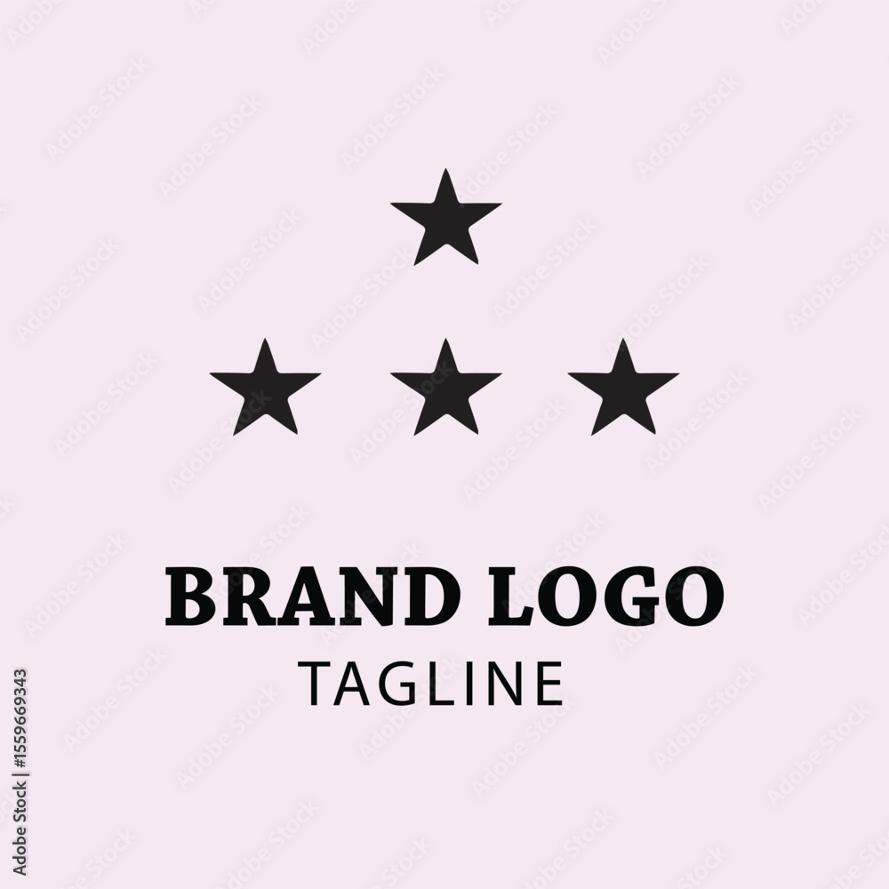 Obraz premium star logo design