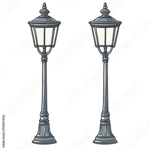 old street lamp