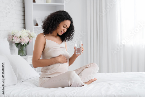 Young pregnant African-Amer...