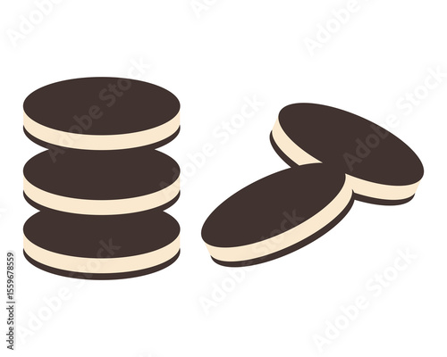 cookies with chocolate