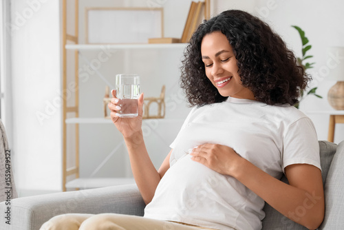 Young pregnant African-Amer...