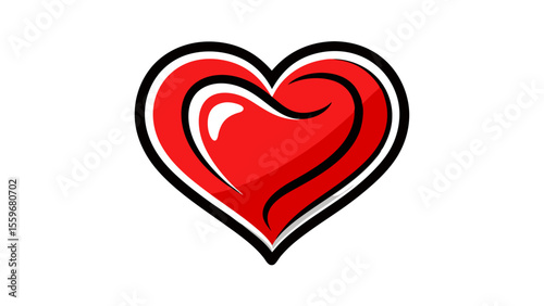 Heart Balloon Doodle Set – Whimsical Love & Flight Illustrations