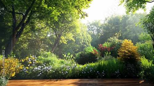 Kitchen with Garden View
