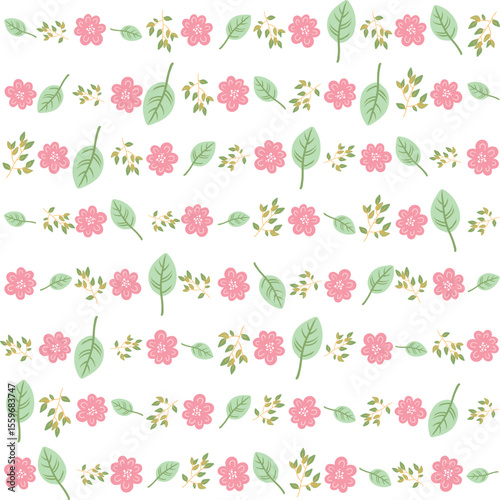 Wallpaper Mural Seamless botanical design with tropical hibiscus and monstera. Perfect for vibrant summer backgrounds, wallpapers, fabric, and creative surface patterns Torontodigital.ca
