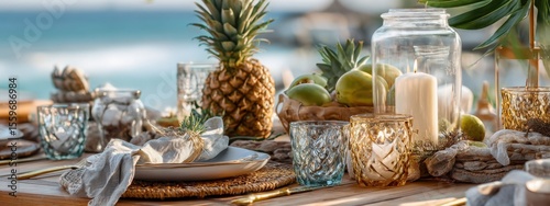 Tropical Christmas Feast: Beachside Bliss and Ocean Views