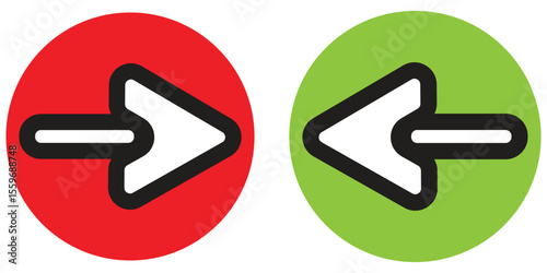 arrows data transfer icon, exchange arrow icons - Swap icon with two arrows EPS10
