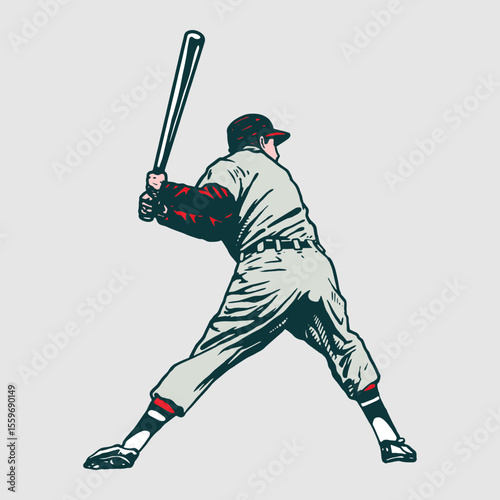 baseball player with bat