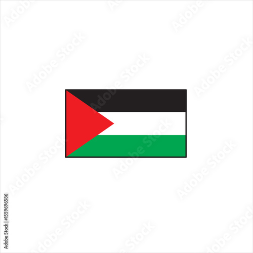 Palestinian flag, pray for its independence.