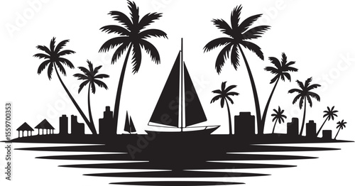 Tropical and Industrial Silhouette Collection

