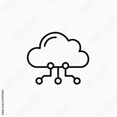 cloud computing icon 