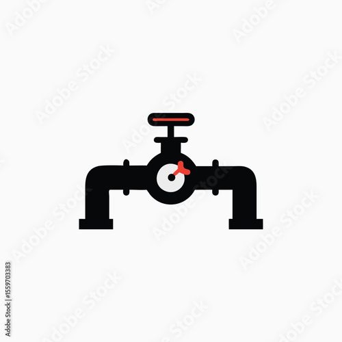 pipeline color icon valve sign