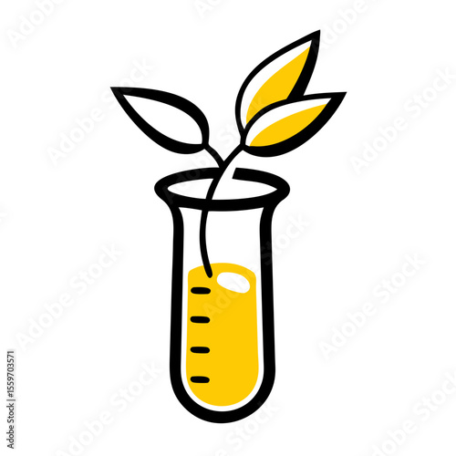 Plant Test Tube Icon