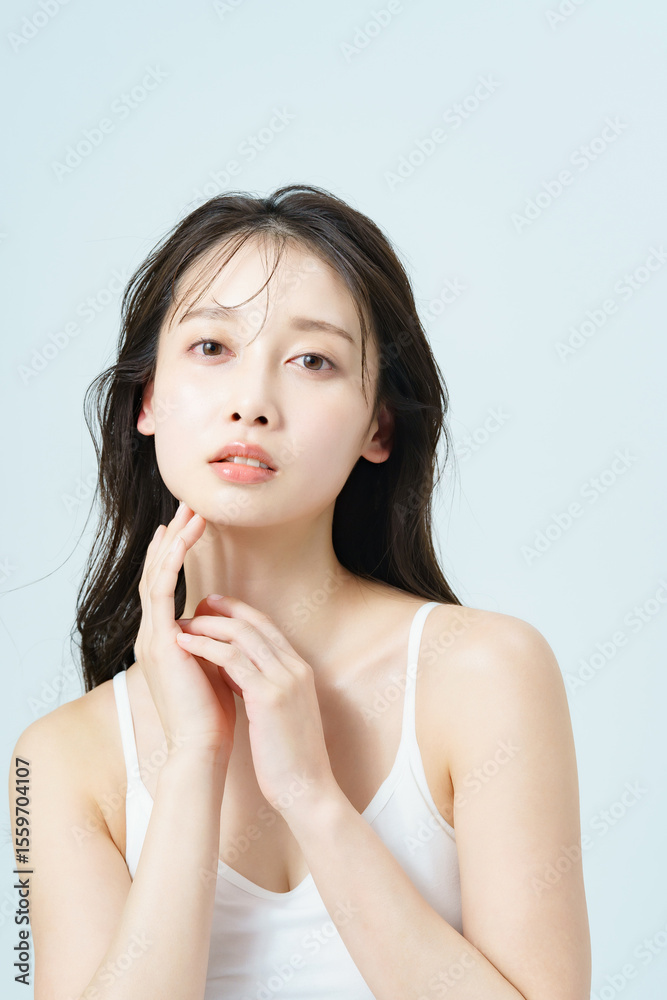 肌ツヤの良い若い女性の美容イメージ 肌ツヤの良い若い女性の美容イメージ
