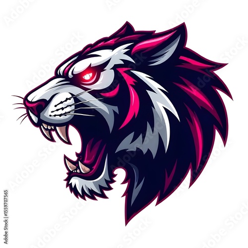 Wallpaper Mural illustration tihger head mascot logo Torontodigital.ca