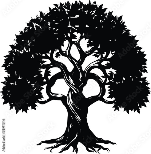Timeless Tree Silhouette