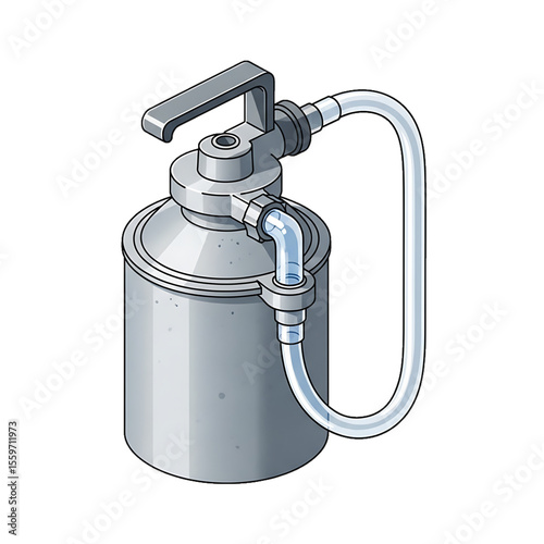 Suction canister used in surgical or emergency medical situations.