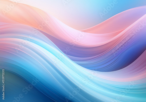 Dreamy Gradient in Northern Lights Style