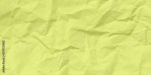 Crumpled cream color paper texture - abstract background