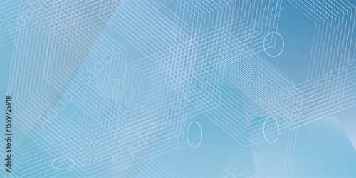 Beautiful blue abstract background. Azure neutral backdrop for presentation design.