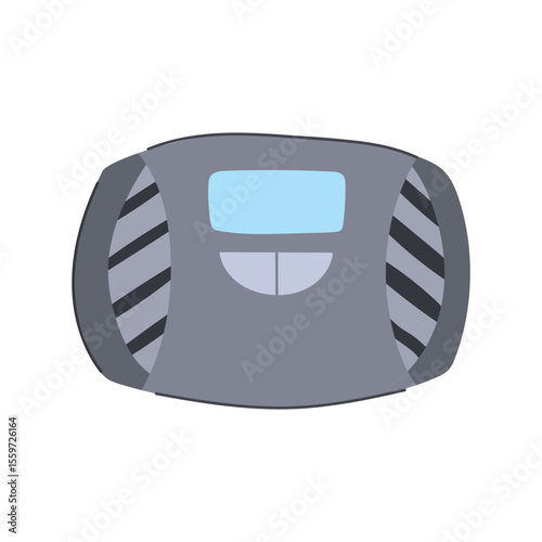 pm10 air quality monitor cartoon vector illustration