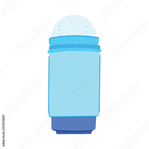 plasticfree deodorant eco friendly cartoon vector illustration