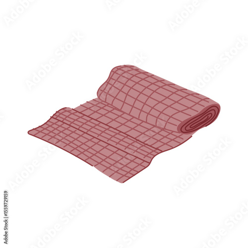 sterile gauze roll cartoon vector illustration
