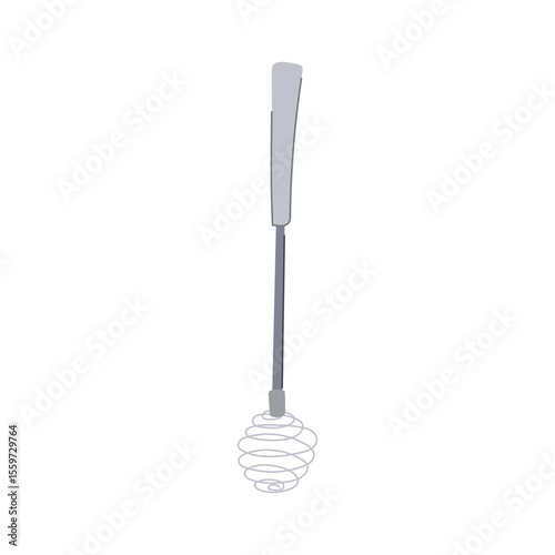hive honey dipper stick cartoon vector illustration