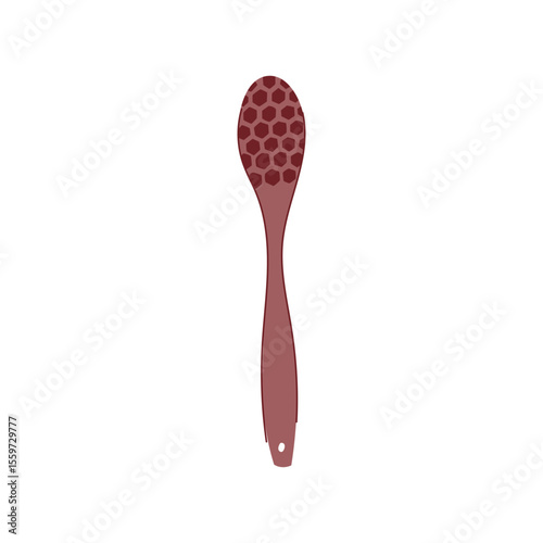 nectar honey dipper stick cartoon vector illustration
