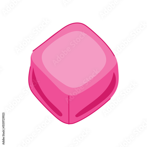 ecofriendly ice cubes reusable cartoon vector illustration