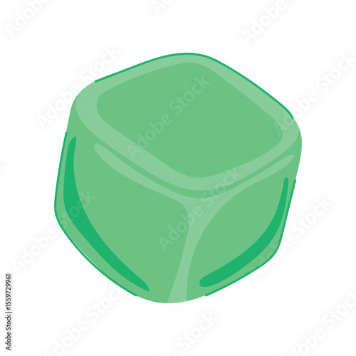 cooling ice cubes reusable cartoon vector illustration