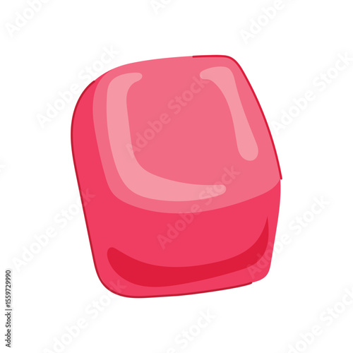 stainless ice cubes reusable cartoon vector illustration