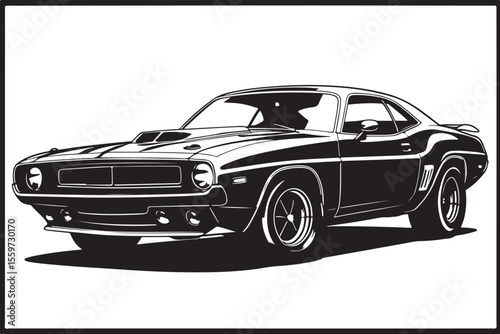 Set of Modern Sport Car Silhouettes - Automotive Vector Collection