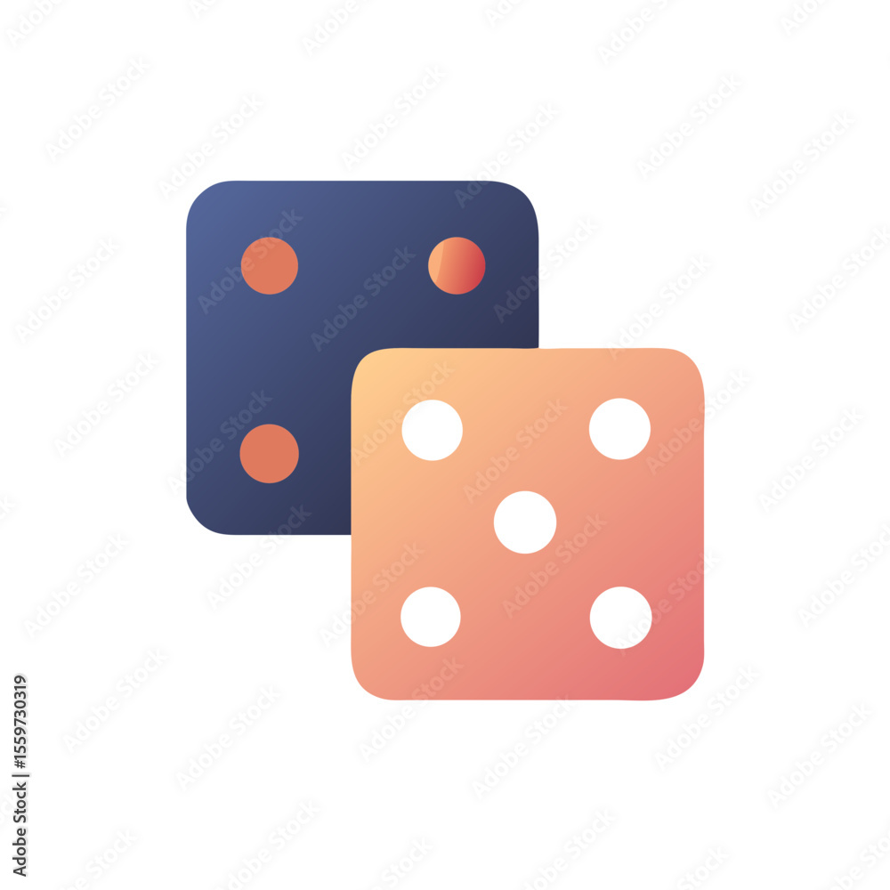 Dice Game Icon Dice Game Icon