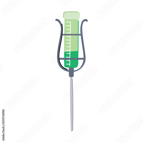 weather rain gauge cartoon vector illustration