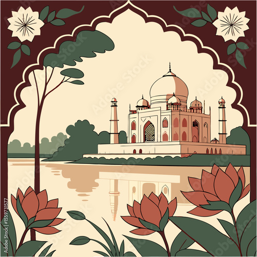 taj mahal in agra india