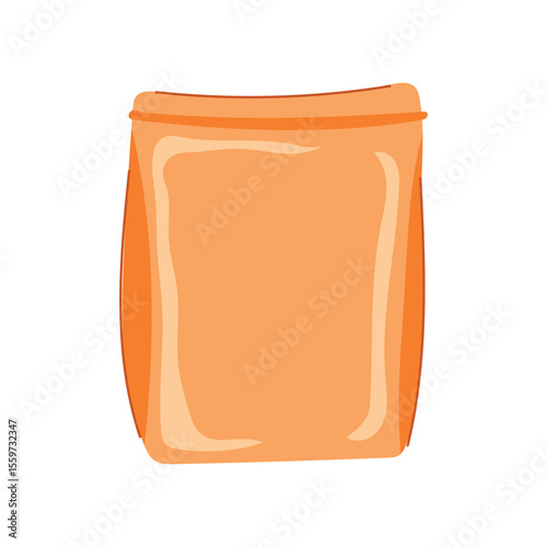 versatile silicone snack bag cartoon vector illustration