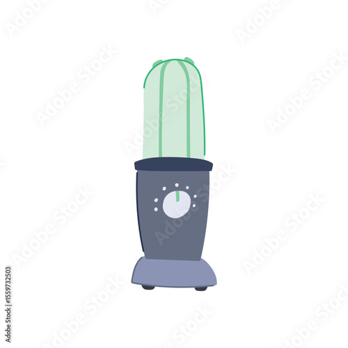 durable smoothie blender cartoon vector illustration