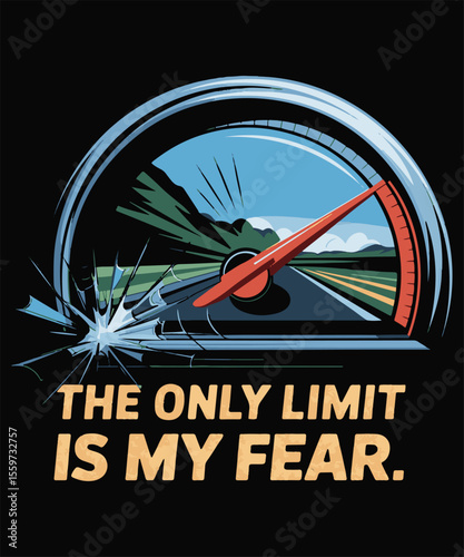 No Speed Limit Graphic Design