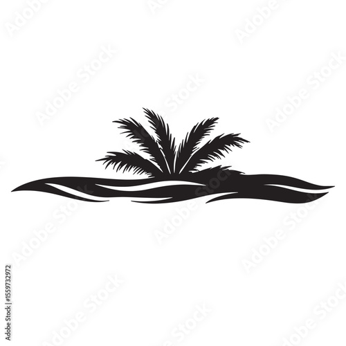 plam tree silhouette