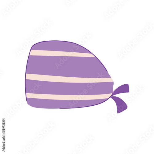 reusable surgical cap cartoon vector illustration