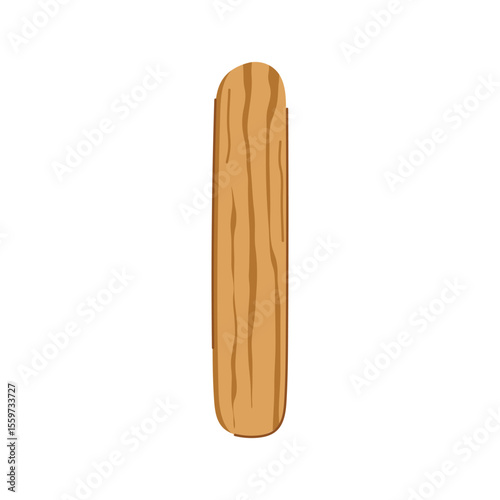 disposable tongue depressor cartoon vector illustration