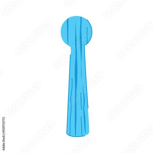 tool tongue depressor cartoon vector illustration