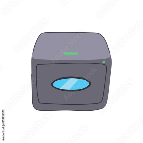 virus uv light sanitizer medical cartoon vector illustration